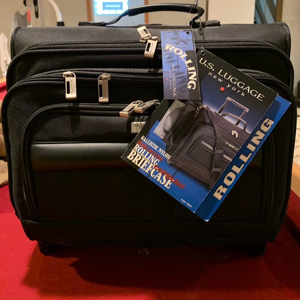 US luggage new york rolling briefcase